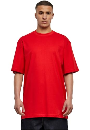 Urban Classics Herren T-Shirt Tall Tee, Oversized T-Shirt für Männer, Baumwolle, gerippter Rundhals, red, 5XL Urban Classics Herren T-Shirt Tall Tee, Oversized T-Shirt für Männer, Baumwolle, gerippter Rundhals, red, 5XL von Urban Classics