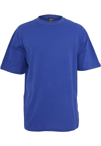 Urban Classics Herren T-Shirt Tall Tee, Oversized T-Shirt für Männer, Baumwolle, gerippter Rundhals, royal, 3XL von Urban Classics