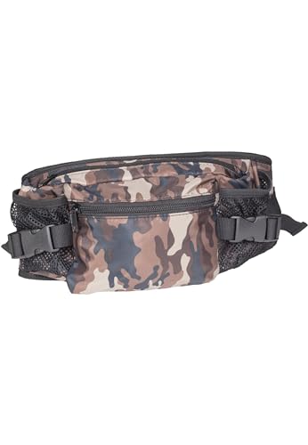 Urban Classics Nylon Hip Bag Umhängetasche 46 cm, Blk/Browncamo von Urban Classics