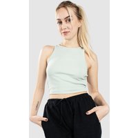 Urban Classics Organic Cropped Rib Tank Top frostmint von Urban Classics