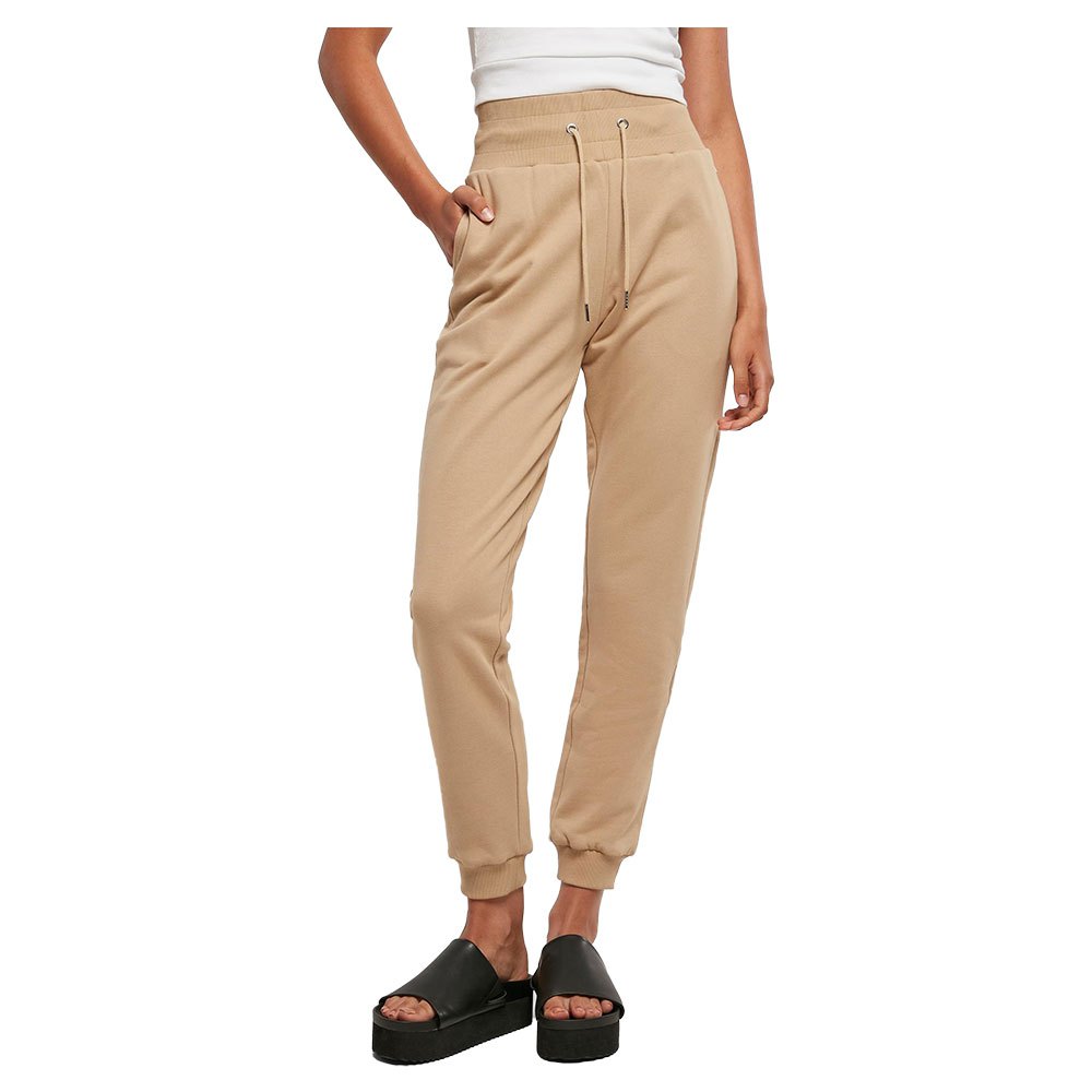 Urban Classics Organic Tracksuit Pants Beige XS Frau von Urban Classics