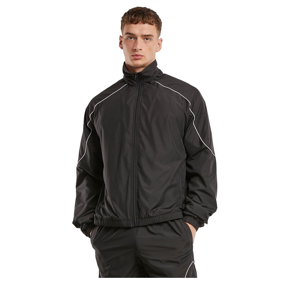 Urban Classics Piped Panel Tracksuit Jacket Schwarz L Mann Urban Classics Piped Panel Tracksuit Jacket Schwarz L Mann von Urban Classics