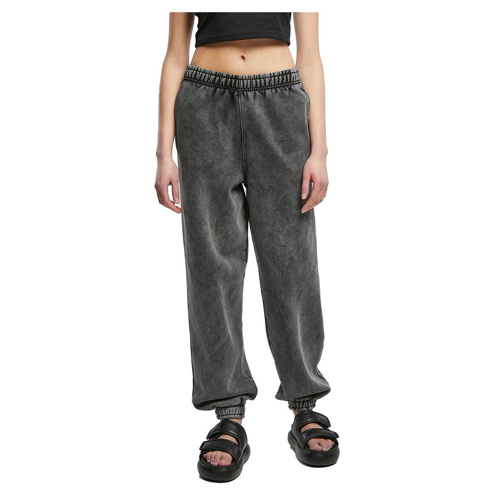 Urban Classics Stone Washed Tracksuit Pants Schwarz 2XL Frau von Urban Classics