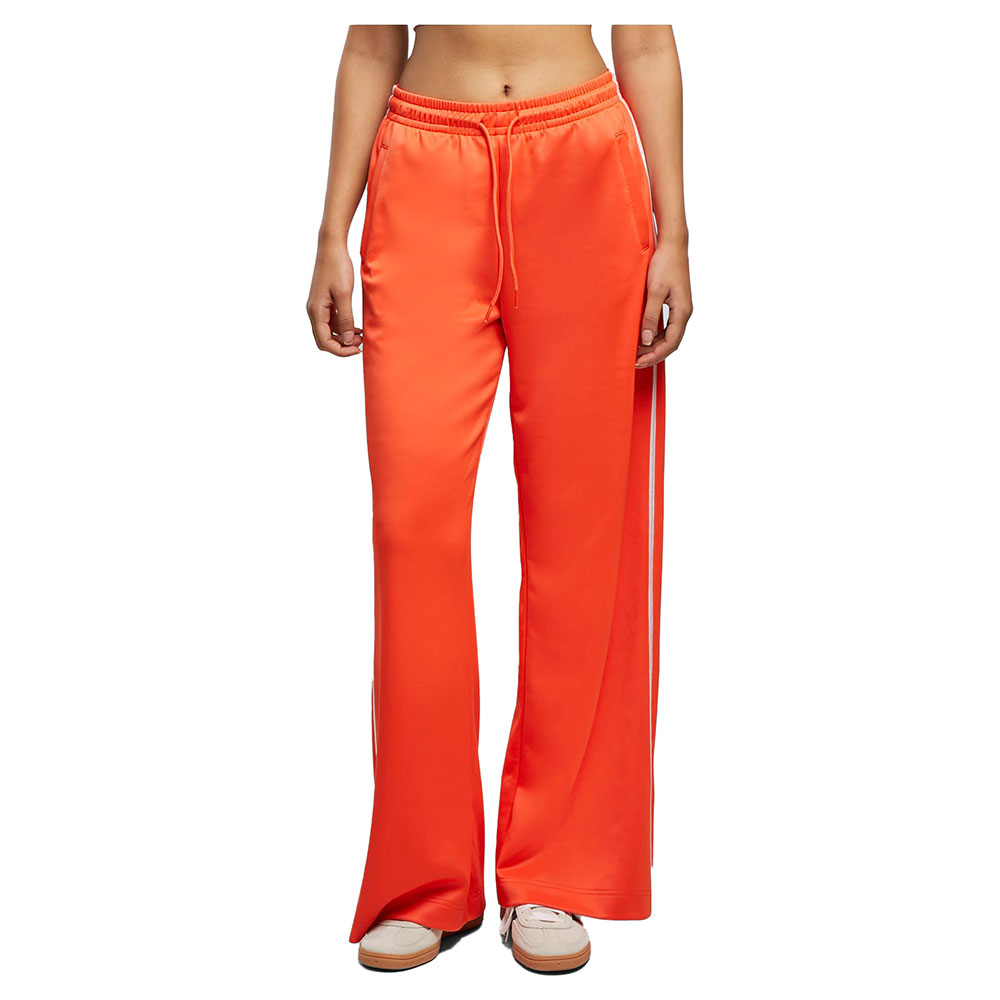 Urban Classics Wide Leg Tracksuit Pants Orange 4XL Frau von Urban Classics