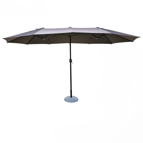 Urban Living Sunnydays Doppel-Sonnenschirm 4,46 m TRX2,64 MTRXH2,44 MTR Grau Anthrazit, grau, Normal Urban Living Sunnydays Doppel-Sonnenschirm 4,46 m TRX2,64 MTRXH2,44 MTR Grau Anthrazit, grau, Normal von Urban Living