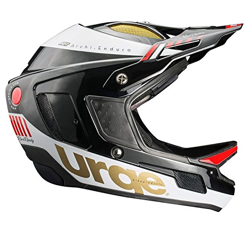 Urge he2560ekwr-m MTB Helm Unisex Erwachsene, schwarz/weiß, M von Urge