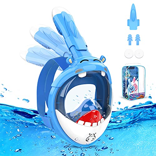 Urmaxs Tauchermaske Vollmaske Kinder, 180° HD Anti-Fog & Anti-Leck Schnorchelmaske Taucherbrille Kinder, Taucherbrille Tauchmaske Schnorchelset für 4-12 Jahre Kinder Urmaxs Tauchermaske Vollmaske Kinder, 180° HD Anti-Fog & Anti-Leck Schnorchelmaske Taucherbrille Kinder, Taucherbrille Tauchmaske Schnorchelset für 4-12 Jahre Kinder von Urmaxs