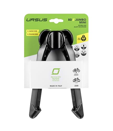 Ursus Jumbo Evo Mini Doppelbeinständer, Schwarz, 50,8 cm von Ursus