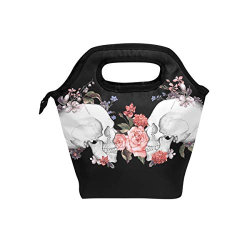 Use7 Kühltasche mit Totenkopf-Motiv, isoliert, für Picknick, Schule, Damen und Herren Use7 Kühltasche mit Totenkopf-Motiv, isoliert, für Picknick, Schule, Damen und Herren von Lupsty