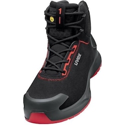 Uvex Sports, Sicherheitsschuhe, uvex 1 x-craft Stiefel S3L 68042 schwarz, rot Weite 11 Grösse 52 (S3, 52) von Uvex Sports