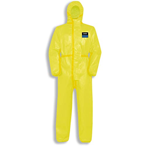 Uvex 3B Chem Classic Chemikalien-Schutzanzug - Gelber Einweg-Overall - Flüssigkeitsdicht XXL Uvex 3B Chem Classic Chemikalien-Schutzanzug - Gelber Einweg-Overall - Flüssigkeitsdicht XXL von Uvex