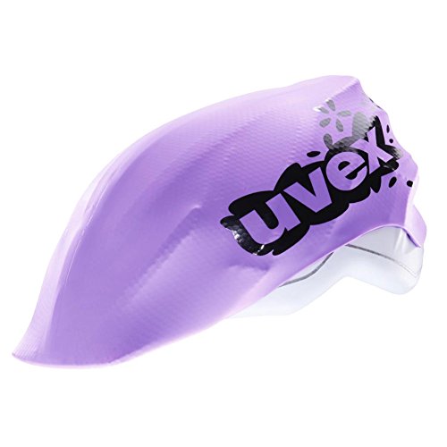 Uvex Aero Rain Cap Fahrrad Helm Überzug lila/schwarz von Uvex