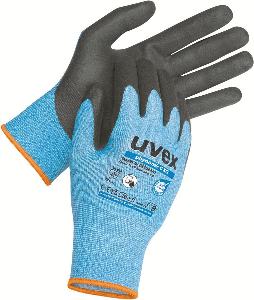 Uvex Arbeitshandschuh-Set Schutzhandschuh Phynomic C Xg von Uvex