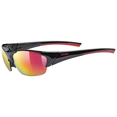 Uvex blaze III - Sportbrille für Damen und Herren - inkl. Wechselscheiben - druckfreier Sitz & perfekter Halt - black red matt/red - one size Uvex blaze III - Sportbrille für Damen und Herren - inkl. Wechselscheiben - druckfreier Sitz & perfekter Halt - black red matt/red - one size von Uvex