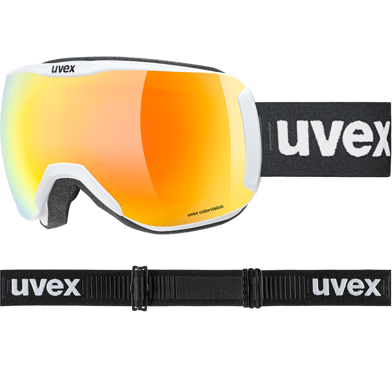 Uvex Downhill 2100 CV white matt / mirror orange von Uvex