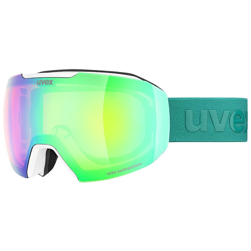 Uvex Epic Attract Cv Ski Goggles Grün Mirror Green Contrastview Orange/CAT2+Clear/CAT1 Uvex Epic Attract Cv Ski Goggles Grün Mirror Green Contrastview Orange/CAT2+Clear/CAT1 von Uvex