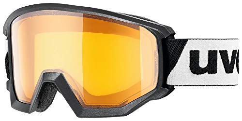 uvex athletic LGL - Skibrille für Damen und Herren - konstrastverstärkend - vergrößertes, beschlagfreies Sichtfeld - black/lasergold lite-clear - one size uvex athletic LGL - Skibrille für Damen und Herren - konstrastverstärkend - vergrößertes, beschlagfreies Sichtfeld - black/lasergold lite-clear - one size von Uvex