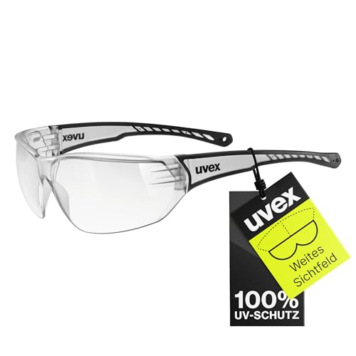 uvex sportstyle 204 - Sportbrille für Damen und Herren - verspiegelt - druckfreier & perfekter Halt - clear/clear - one size von Uvex