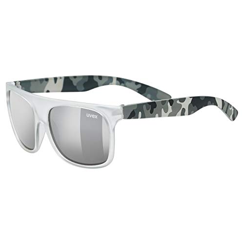 uvex sportstyle 511 - Sonnenbrille für Kinder - verspiegelt - inkl. Kopfband - white transparent/silver - one size uvex sportstyle 511 - Sonnenbrille für Kinder - verspiegelt - inkl. Kopfband - white transparent/silver - one size von Uvex