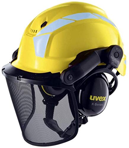 Uvex Pheos Forestry - Forsthelm mit Gehör- und Gesichtsschutz - SNR: 30dB - Farbe: Gelb Uvex Pheos Forestry - Forsthelm mit Gehör- und Gesichtsschutz - SNR: 30dB - Farbe: Gelb von Uvex