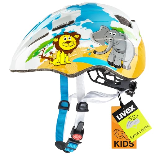 uvex Kid 2 - Leichter Fahrradhelm für Kinder - individuelle Größenanpassung - erweiterbar mit LED-Licht - Desert - 46-52 cm uvex Kid 2 - Leichter Fahrradhelm für Kinder - individuelle Größenanpassung - erweiterbar mit LED-Licht - Desert - 46-52 cm von Uvex