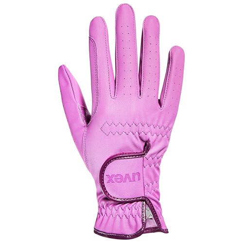 uvex sportstyle kid - dehnbarer Reithandschuh für Kinder - strapazierfähig - exzellenter Grip - violet - 4 von Uvex