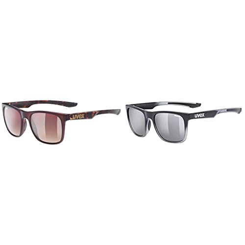 Uvex LGL 42 - Sonnenbrille verspiegelt - Filterkategorie 3 - havanna matt/brown - one size & LGL 42 - Sonnenbrille verspiegelt - Filterkategorie 3 - black transparent/silver - one size Uvex LGL 42 - Sonnenbrille verspiegelt - Filterkategorie 3 - havanna matt/brown - one size & LGL 42 - Sonnenbrille verspiegelt - Filterkategorie 3 - black transparent/silver - one size von Uvex