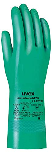 Uvex Nitril- / Chemikalienhandschuh - Hochwertiger Schutzhandschuh gegen chemische und mechanische Risiken - 9 Uvex Nitril- / Chemikalienhandschuh - Hochwertiger Schutzhandschuh gegen chemische und mechanische Risiken - 9 von Uvex