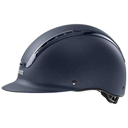 uvex suxxeed active - robuster Reithelm für Damen und Herren - individuelle Größenanpassung - optimale Belüftung - navy matt - 57-59 cm von Uvex