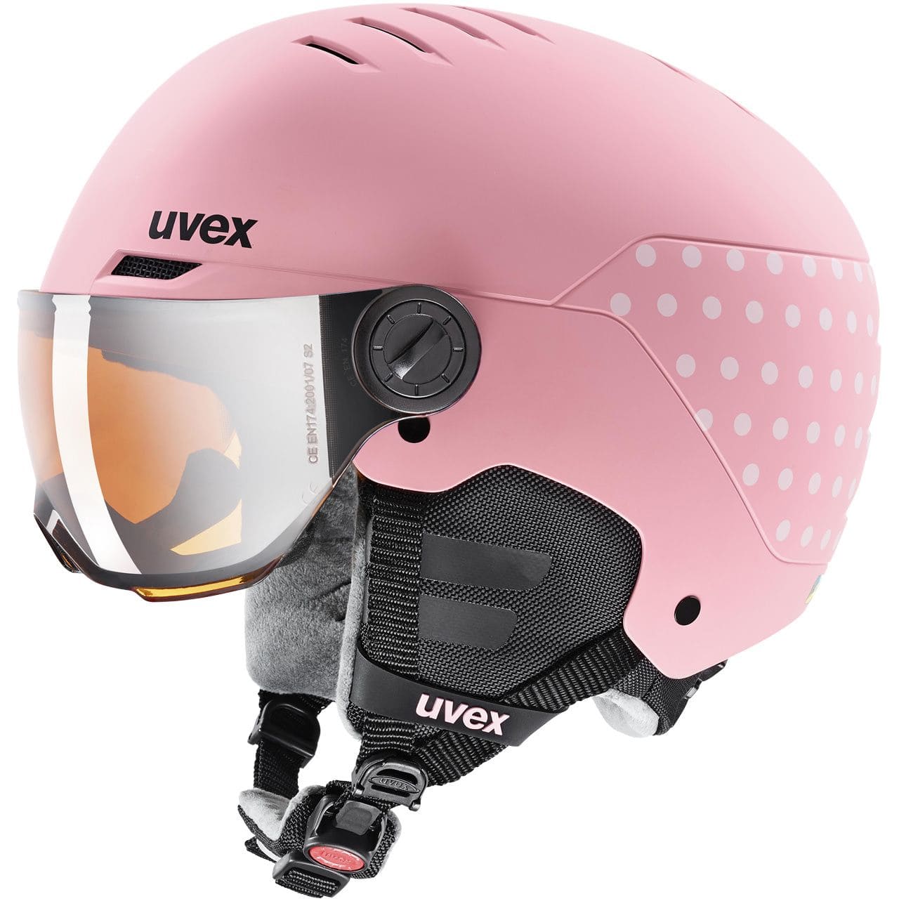 Uvex Rocket Jr. Visor pink confetti matt Uvex Rocket Jr. Visor pink confetti matt von Uvex