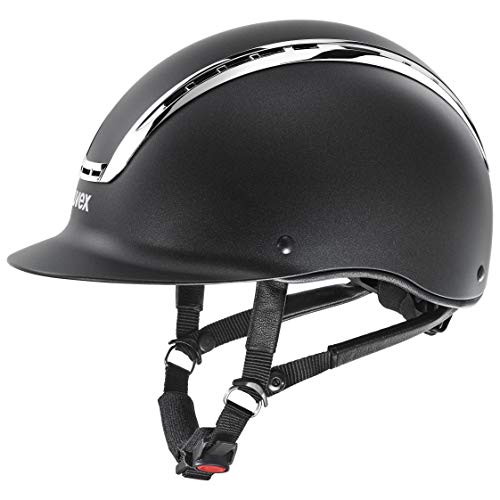 uvex suxxeed Chrome - robuster Reithelm für Damen und Herren - individuelle Größenanpassung - optimale Belüftung - Black matt-Silver - 55-56 cm uvex suxxeed Chrome - robuster Reithelm für Damen und Herren - individuelle Größenanpassung - optimale Belüftung - Black matt-Silver - 55-56 cm von Uvex