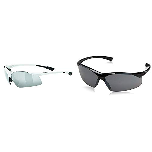 Uvex Unisex – Erwachsene, Sportbrille Sportstyle 223, Weiß, Einheitsgröße, Halb randlos, Spiegelbeschichtung, Litemirror Scheiben, Soft-Bügel, Soft-Nasenpads Uvex Unisex – Erwachsene, Sportbrille Sportstyle 223, Weiß, Einheitsgröße, Halb randlos, Spiegelbeschichtung, Litemirror Scheiben, Soft-Bügel, Soft-Nasenpads von Uvex