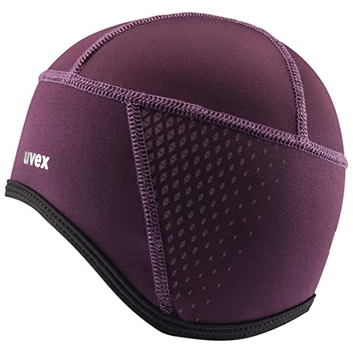 uvex bike cap all season Fahrradmütze - atmungsaktiv & schnelltrocknend - warmhaltendes Fleece-Material - plum, S/M von Uvex