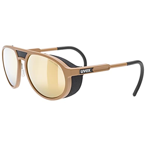 uvex mtn classic CV - Sportbrille für Damen und Herren - konstraststeigernd - abnehmbarer Seitenschutz - dessert matt/champagne daily - one size von Uvex