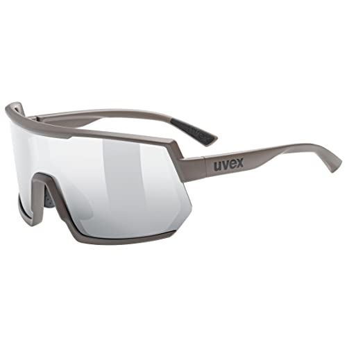 uvex sportstyle 235 - Sportbrille für Damen und Herren - beschlagfrei - druckfreier & perfekter Halt - oak brown matt/silver - one size von Uvex