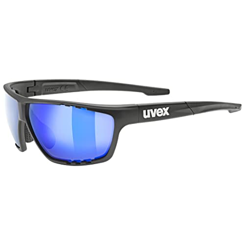 Uvex sportstyle 706 - Sportbrille für Damen und Herren - starker Schutz vor Sonnenstrahlung - druckfreier Sitz & perfekter Halt - black matt/blue - one size Uvex sportstyle 706 - Sportbrille für Damen und Herren - starker Schutz vor Sonnenstrahlung - druckfreier Sitz & perfekter Halt - black matt/blue - one size von Uvex
