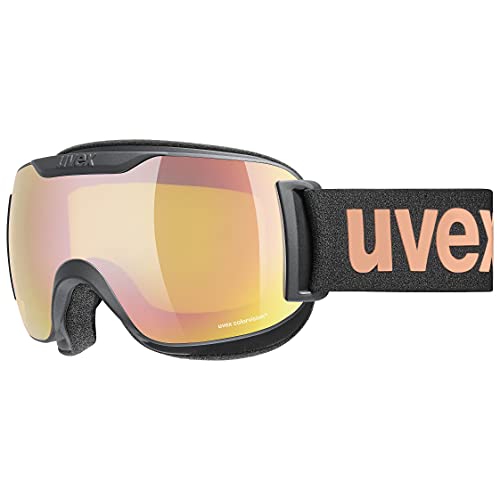 Uvex downhill 2000 S CV - Skibrille für Damen und Herren - Filterkategorie 1 - konstraststeigernd - black matt/rose-yellow - one size Uvex downhill 2000 S CV - Skibrille für Damen und Herren - Filterkategorie 1 - konstraststeigernd - black matt/rose-yellow - one size von Uvex