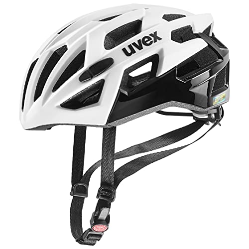 uvex race 7 - sicherer Performance-Helm für Damen und Herren - individuelle Größenanpassung - extra Aufprall-Schutz - white black - 51-55 cm uvex race 7 - sicherer Performance-Helm für Damen und Herren - individuelle Größenanpassung - extra Aufprall-Schutz - white black - 51-55 cm von Uvex