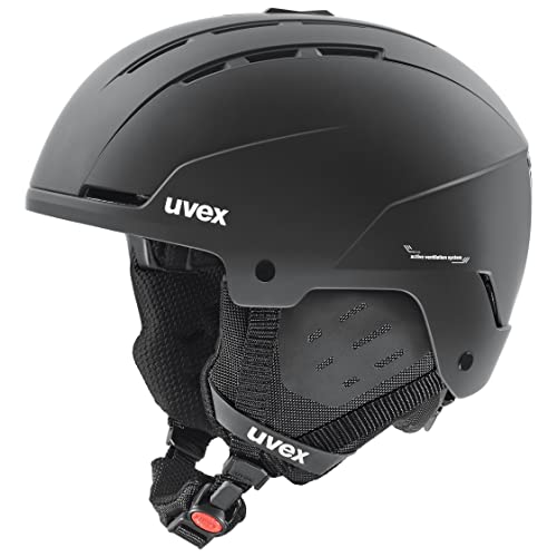uvex Stance - robuster Skihelm für Damen und Herren - individuelle Größenanpassung - optimierte Belüftung - Black matt - 54-58 cm uvex Stance - robuster Skihelm für Damen und Herren - individuelle Größenanpassung - optimierte Belüftung - Black matt - 54-58 cm von Uvex