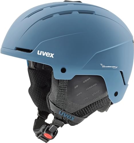 uvex Stance - robuster Skihelm für Damen und Herren - individuelle Größenanpassung - optimierte Belüftung - Stone Blue matt - 51-55 cm uvex Stance - robuster Skihelm für Damen und Herren - individuelle Größenanpassung - optimierte Belüftung - Stone Blue matt - 51-55 cm von Uvex