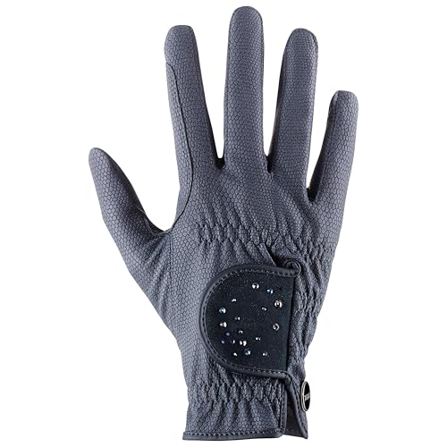 uvex sportstyle diamond - dehnbarer Reithandschuh für Damen und Herren - strapazierfähig - veredelt mit Swarovski® Kristallen - blue - 7 uvex sportstyle diamond - dehnbarer Reithandschuh für Damen und Herren - strapazierfähig - veredelt mit Swarovski® Kristallen - blue - 7 von Uvex