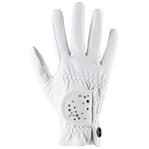 Uvex Sportstyle Diamond - dehnbarer Reithandschuh für Damen und Herren - strapazierfähig - veredelt mit Swarovski® Kristallen - White - 9 Uvex Sportstyle Diamond - dehnbarer Reithandschuh für Damen und Herren - strapazierfähig - veredelt mit Swarovski® Kristallen - White - 9 von Uvex