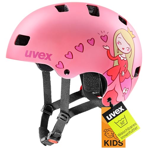 uvex kid 3 cc - robuster Fahrradhelm für Kinder- individuelle Größenanpassung - optimierte Belüftung - pink matt - 55-58 cm uvex kid 3 cc - robuster Fahrradhelm für Kinder- individuelle Größenanpassung - optimierte Belüftung - pink matt - 55-58 cm von Uvex