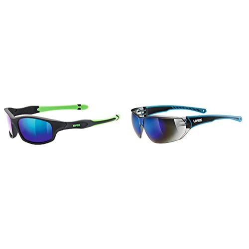 Uvex sportstyle 507 - Sonnenbrille für Kinder - verspiegelt - inkl. Kopfband - black matt green/green - one size & Unisex – Erwachsene, Sportstyle 204 Sportbrille Uvex sportstyle 507 - Sonnenbrille für Kinder - verspiegelt - inkl. Kopfband - black matt green/green - one size & Unisex – Erwachsene, Sportstyle 204 Sportbrille von Uvex
