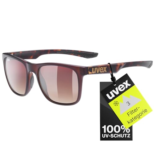 uvex Unisex – Erwachsene, LGL 42 Sonnenbrille, havanna matt/brown, one size von Uvex