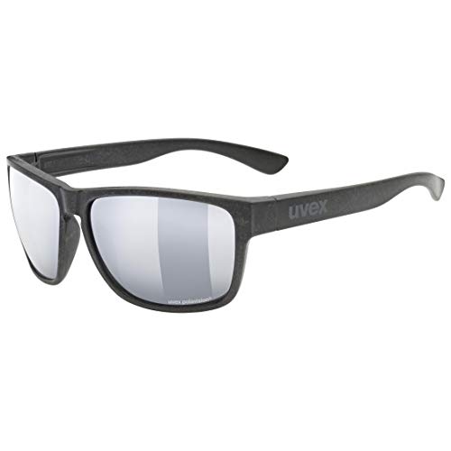 Uvex LGL ocean P - Sonnenbrille für Damen und Herren - polarisiert - verspiegelt - black matt/silver-silver - one size Uvex LGL ocean P - Sonnenbrille für Damen und Herren - polarisiert - verspiegelt - black matt/silver-silver - one size von Uvex