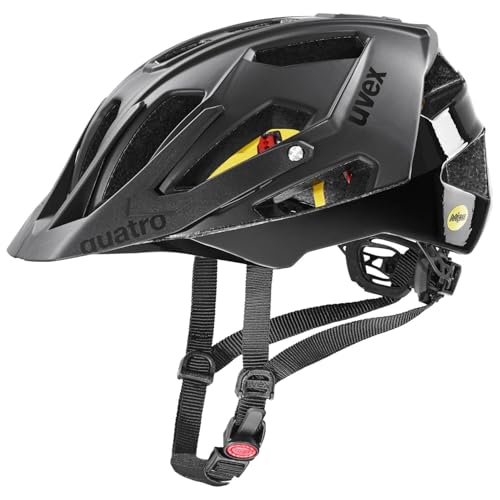 uvex Unisex-Adult Quatro cc MIPS Fahrradhelm, Black matt, 56-61 cm von Uvex