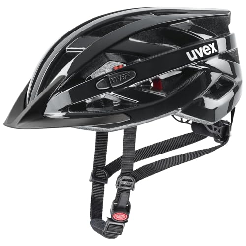 uvex i-vo 3D - Leichter Fahrradhelm für Damen und Herren - individuelle Größenanpassung - erweiterbar mit LED-Licht - Black - 52-57 cm uvex i-vo 3D - Leichter Fahrradhelm für Damen und Herren - individuelle Größenanpassung - erweiterbar mit LED-Licht - Black - 52-57 cm von Uvex
