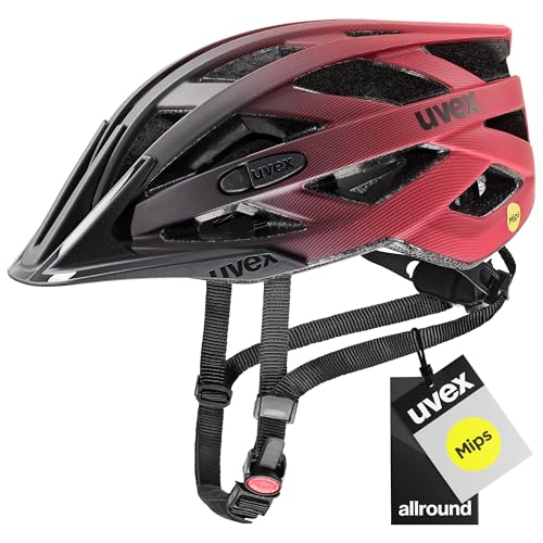 uvex i-vo cc MIPS - Leichter Allround-Helm für Damen und Herren - MIPS-Sysytem - erweiterbar mit LED-Licht - Black-red matt - 52-57 cm uvex i-vo cc MIPS - Leichter Allround-Helm für Damen und Herren - MIPS-Sysytem - erweiterbar mit LED-Licht - Black-red matt - 52-57 cm von Uvex
