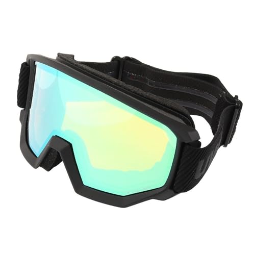 uvex athletic FM - Skibrille für Damen und Herren - Filterkategorie 2 - beschlagfrei - black matt/green-LGL - one size von Uvex